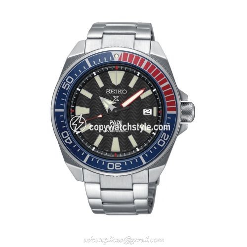 Seiko Prospex Diver Samurai Stainless Steel / Black / Bracelet / Padi SRPB99
