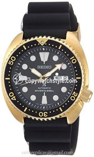 Seiko Prospex Diver Turtle Goldtone / Black / Rubber SRPC44 Seiko Prospex Diver Turtle Goldtone / Black / Rubber SRPC44