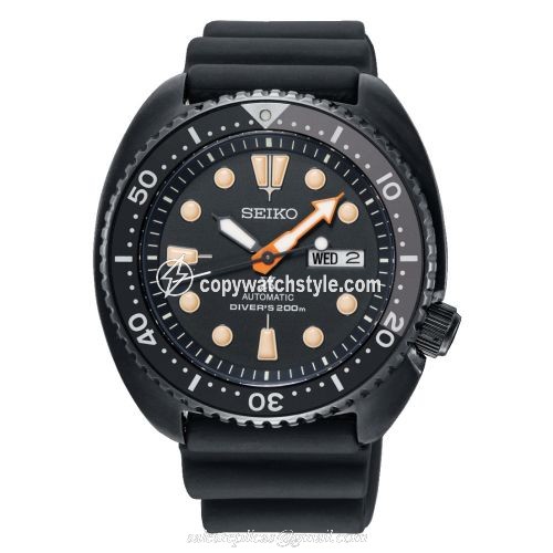 Seiko Prospex Diver Turtle Stainless Steel / Black / Black Series SRPC49