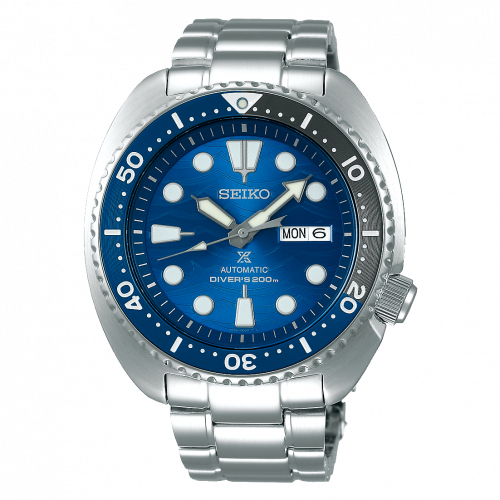 Seiko Prospex Diver Turtle Stainless Steel / Blue / Bracelet / Save the Ocean SRPD21K1 Seiko Prospex Diver Turtle Stainless Steel / Blue / Bracelet / Save the Ocean SRPD21K1
