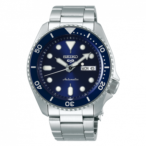 Seiko 5 Sports Sports Style Stainless Steel / Blue / Bracelet SRPD51K1 Seiko 5 Sports Sports Style Stainless Steel / Blue / Bracelet SRPD51K1