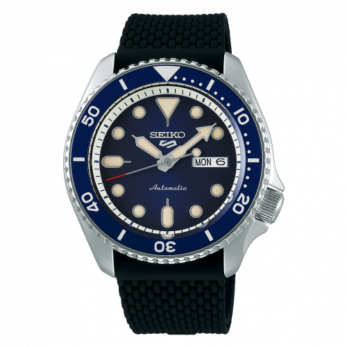 Seiko 5 Sports Suits Style Stainless Steel / Blue / Rubber SRPD71K2 Seiko 5 Sports Suits Style Stainless Steel / Blue / Rubber SRPD71K2