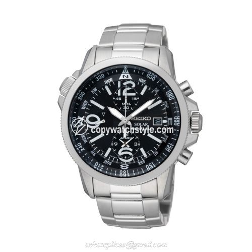 Seiko Prospex Land SSC075P1 Stainless Steel / Black / Bracelet SSC075P1 Seiko Prospex Land SSC075P1 Stainless Steel / Black / Bracelet SSC075P1