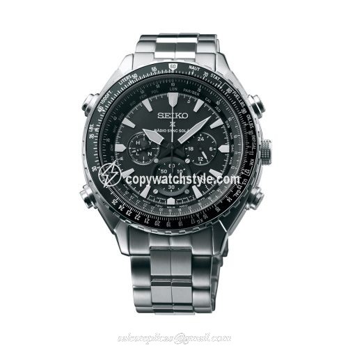 Seiko Prospex Sky SSG001P1 Stainless Steel / Black SSG001P1 Seiko Prospex Sky SSG001P1 Stainless Steel / Black SSG001P1