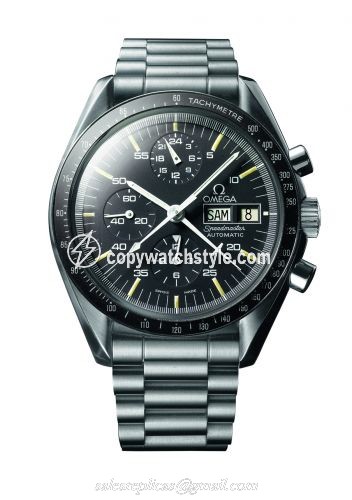 Omega Speedmaster Automatic Stainless Steel / Black / Bracelet / Holy Grail ST 376.0822