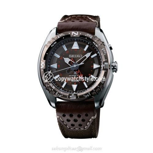 Seiko Prospex Land SUN061P1 Stainless Steel / Brown / Strap SUN061P1 Seiko Prospex Land SUN061P1 Stainless Steel / Brown / Strap SUN061P1