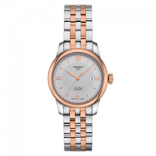 Tissot Le Locle 29 Automatic Lady Stainless Steel / Rose Gold PVD / Silver T006.207.22.038.00 Tissot Le Locle 29 Automatic Lady Stainless Steel / Rose Gold PVD / Silver T006.207.22.038.00