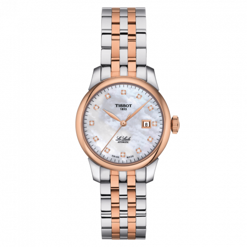 Tissot Le Locle 29 Automatic Lady Stainless Steel / Rose Gold PVD / MOP T006.207.22.116.00 Tissot Le Locle 29 Automatic Lady Stainless Steel / Rose Gold PVD / MOP T006.207.22.116.00