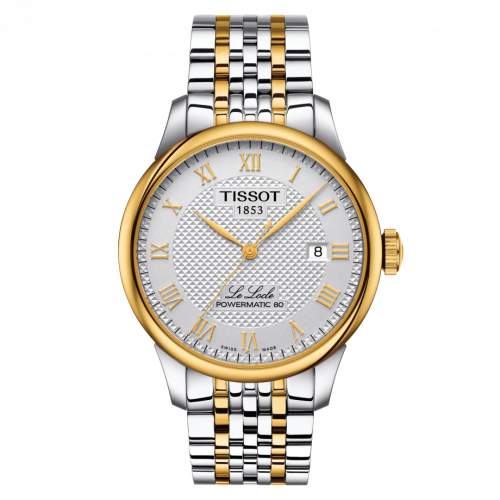 Tissot Le Locle Powermatic 80 39.3 Stainless Steel / Yellow Gold PVD / Silver / Bracelet T006.407.22.033.01 Tissot Le Locle Powermatic 80 39.3 Stainless Steel / Yellow Gold PVD / Silver / Bracelet T006.407.22.033.01