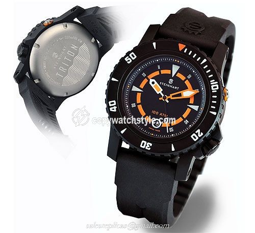 Steinhart Triton 100ATM Stainless Black T0208 Steinhart Triton 100ATM Stainless Black T0208