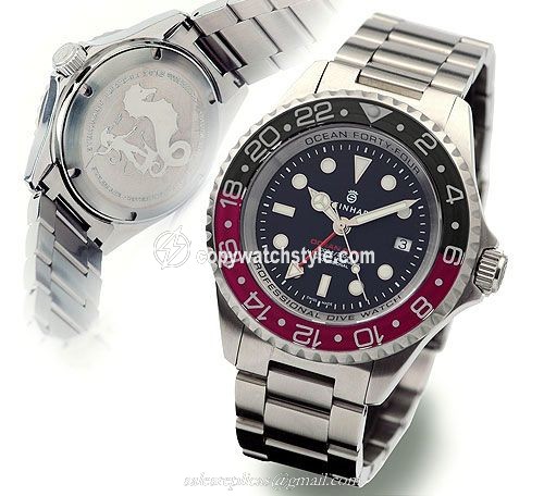 Steinhart Ocean 44 GMT Black - Red T0213 Steinhart Ocean 44 GMT Black - Red T0213