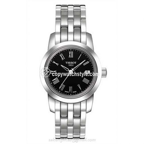 Tissot Dream Quartz 28 Stainless Steel / Black / Bracelet T033.21.011.053.00