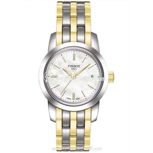 Tissot Dream Quartz 28 Stainless Steel / PVD Yellow Gold / MOP / Bracelet T033.210.22.111.00 Tissot Dream Quartz 28 Stainless Steel / PVD Yellow Gold / MOP / Bracelet T033.210.22.111.00
