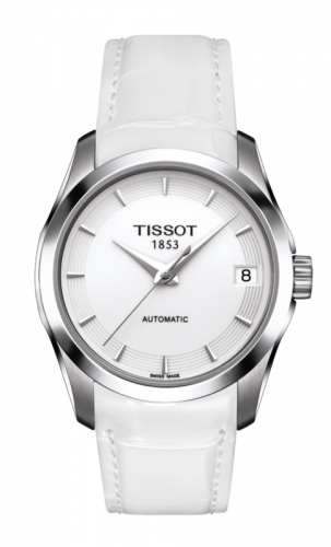 Tissot Couturier Automatic Ladies White T035.207.16.011.00 Tissot Couturier Automatic Ladies White T035.207.16.011.00