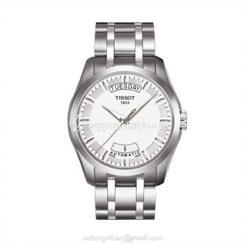 Tissot Couturier Automatic Day-Date Silver / Bracelet T035.407.11.031.00 Tissot Couturier Automatic Day-Date Silver / Bracelet T035.407.11.031.00