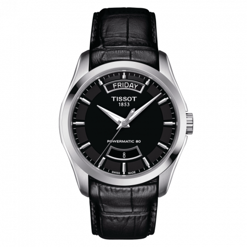 Tissot Couturier Powermatic 80 39 Stainless Steel / Black / Strap T035.407.16.051.02 Tissot Couturier Powermatic 80 39 Stainless Steel / Black / Strap T035.407.16.051.02