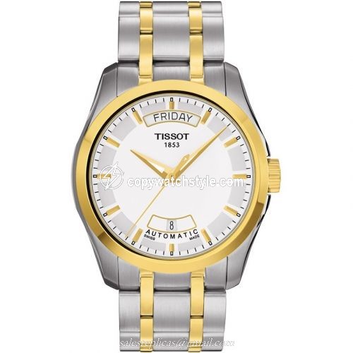 Tissot Couturier Automatic Day-Date Two Tone T035.407.22.011.00 Tissot Couturier Automatic Day-Date Two Tone T035.407.22.011.00
