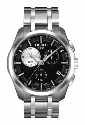 Tissot Couturier Quartz Chronograph GMT Silver-Eye T035.439.11.051.00 Tissot Couturier Quartz Chronograph GMT Silver-Eye T035.439.11.051.00