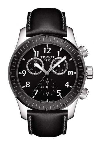 Tissot V8 Quartz Chronograph PVD Bezel Leather T039.417.26.057.00 Tissot V8 Quartz Chronograph PVD Bezel Leather T039.417.26.057.00