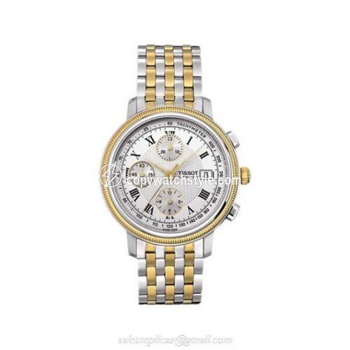 Tissot Bridgeport Automatic Chronograph Two Tone T045.427.22.033.00 Tissot Bridgeport Automatic Chronograph Two Tone T045.427.22.033.00