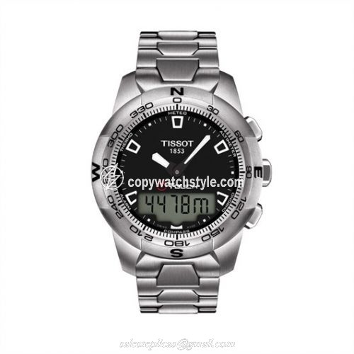 Tissot T-Touch II Black Bracelet T047.420.11.051.00 Tissot T-Touch II Black Bracelet T047.420.11.051.00