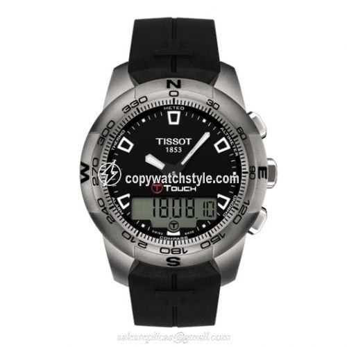 Tissot T-Touch II Black Ti Rubber T047.420.47.051.00 Tissot T-Touch II Black Ti Rubber T047.420.47.051.00