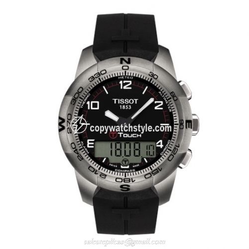 Tissot T-Touch II Black Rubber Ti T047.420.47.057.00 Tissot T-Touch II Black Rubber Ti T047.420.47.057.00