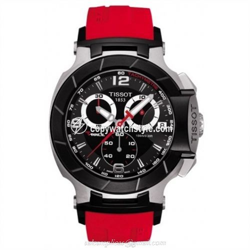 Tissot T-Race Quartz Red Rubber T048.417.27.057.01 Tissot T-Race Quartz Red Rubber T048.417.27.057.01