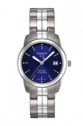 Tissot PR 100 Quartz 27 Titanium / Blue / Bracelet T049.310.44.041.00 Tissot PR 100 Quartz 27 Titanium / Blue / Bracelet T049.310.44.041.00