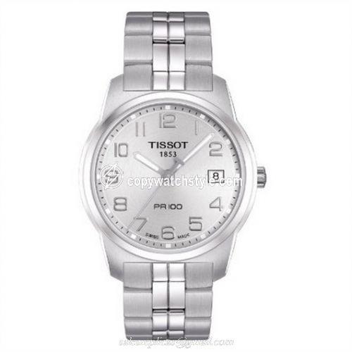 Tissot PR 100 Quartz 38 Stainless Steel / Silver / Bracelet T049.410.11.032.01 Tissot PR 100 Quartz 38 Stainless Steel / Silver / Bracelet T049.410.11.032.01