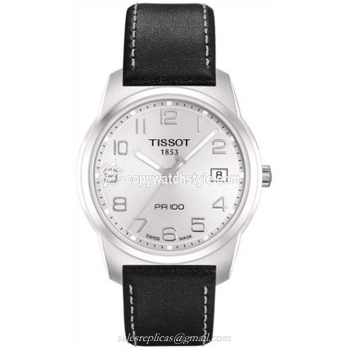 Tissot PR 100 Quartz 38 Stainless Steel / Silver / Strap T049.410.16.032.01 Tissot PR 100 Quartz 38 Stainless Steel / Silver / Strap T049.410.16.032.01