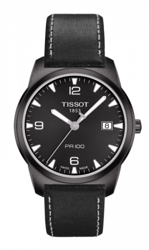 Tissot PR 100 Quartz 38 PVD / Black / Strap T049.410.36.057.00 Tissot PR 100 Quartz 38 PVD / Black / Strap T049.410.36.057.00