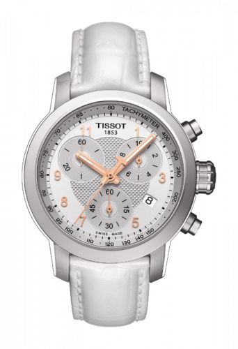 Tissot PRC 200 Quartz Chronograph Lady Rose Roman White T055.217.16.032.01 Tissot PRC 200 Quartz Chronograph Lady Rose Roman White T055.217.16.032.01