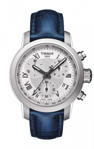 Tissot PRC 200 Quartz Chronograph Lady Roman Blue Leather T055.217.16.033.00 Tissot PRC 200 Quartz Chronograph Lady Roman Blue Leather T055.217.16.033.00