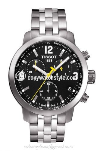 Tissot PRC 200 Quartz Chronograph Yellow Hand T055.417.11.057.00 Tissot PRC 200 Quartz Chronograph Yellow Hand T055.417.11.057.00