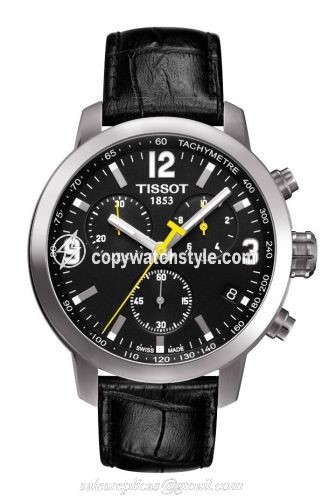 Tissot PRC 200 Quartz Chronograph Yellow Hand Leather T055.417.16.057.00 Tissot PRC 200 Quartz Chronograph Yellow Hand Leather T055.417.16.057.00