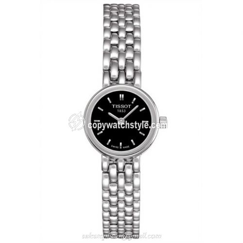 Tissot Lovely Stainless Steel / Black / Bracelet T058.009.11.051.00 Tissot Lovely Stainless Steel / Black / Bracelet T058.009.11.051.00