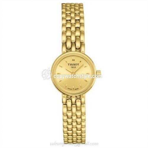 Tissot Lovely PVD Yellow Gold / Champagne / Bracelet T058.009.33.021.00 Tissot Lovely PVD Yellow Gold / Champagne / Bracelet T058.009.33.021.00