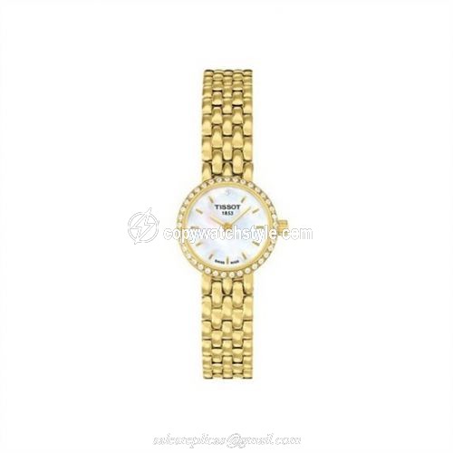 Tissot Lovely PVD Yellow Gold / Diamond / MOP / Bracelet T058.009.63.116.00 Tissot Lovely PVD Yellow Gold / Diamond / MOP / Bracelet T058.009.63.116.00