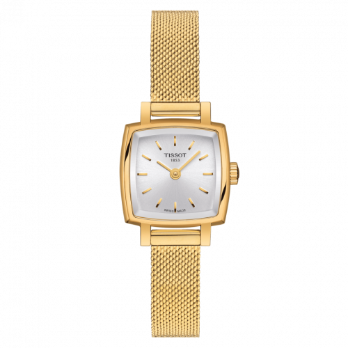 Tissot Lovely Square PVD Yellow Gold / Silver T058.109.33.031.00 Tissot Lovely Square PVD Yellow Gold / Silver T058.109.33.031.00