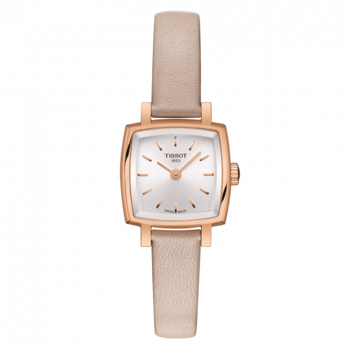 Tissot Lovely Square PVD Rose Gold / Silver T058.109.36.031.00 Tissot Lovely Square PVD Rose Gold / Silver T058.109.36.031.00