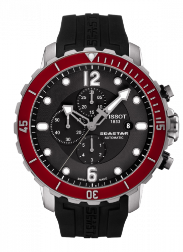 Tissot Seastar 1000 Automatic Chronograph Red Ceramic T066.427.17.057.03 Tissot Seastar 1000 Automatic Chronograph Red Ceramic T066.427.17.057.03