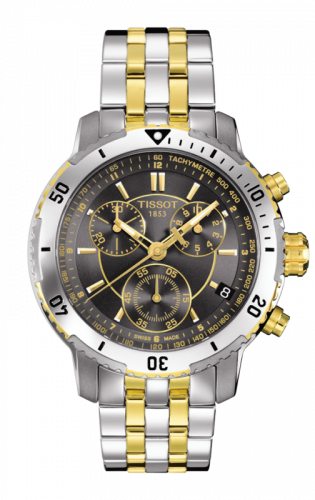 Tissot PRS 200 Quartz Chronograph Two Tone Grey T067.417.22.051.00