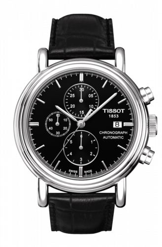 Tissot Carson Chronograph Automatic 42 Stainless Steel / Black / Strap T068.427.16.051.00 Tissot Carson Chronograph Automatic 42 Stainless Steel / Black / Strap T068.427.16.051.00
