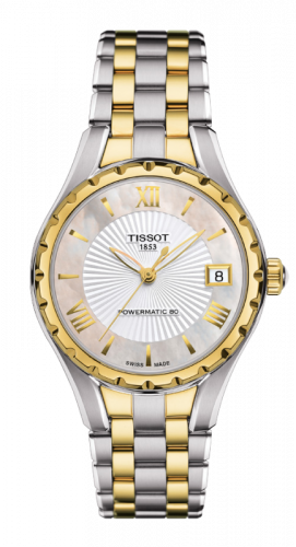 Tissot Lady 80 Automatic Stainless Steel / PVD Gold / MOP T072.207.22.118.00 Tissot Lady 80 Automatic Stainless Steel / PVD Gold / MOP T072.207.22.118.00