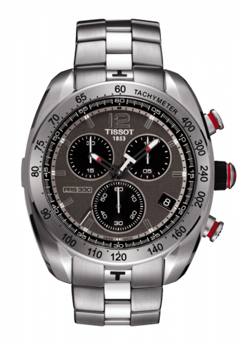 Tissot PRS 330 Quartz Chronograph 44 Stainless Steel / Grey / Bracelet T076.417.11.067.00 Tissot PRS 330 Quartz Chronograph 44 Stainless Steel / Grey / Bracelet T076.417.11.067.00