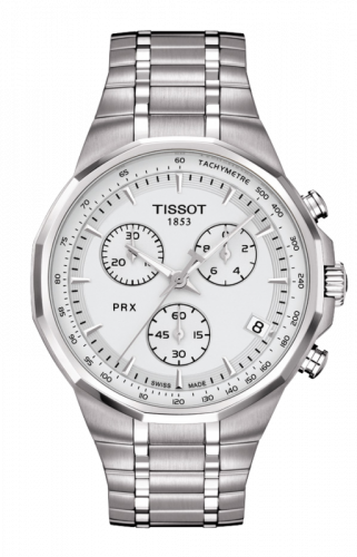 Tissot PRX Chronograph Quartz Stainless Steel / Silver T077.417.11.031.00 Tissot PRX Chronograph Quartz Stainless Steel / Silver T077.417.11.031.00