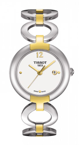 Tissot Pinky Stainless Steel / PVD Gold / White / Bracelet T084.210.22.017.00 Tissot Pinky Stainless Steel / PVD Gold / White / Bracelet T084.210.22.017.00
