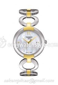 Tissot Pinky Stainless Steel / PVD Gold / MOP / Bracelet T084.210.22.117.00 Tissot Pinky Stainless Steel / PVD Gold / MOP / Bracelet T084.210.22.117.00