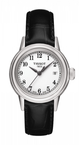 Tissot Carson Quartz 29.7 Stainless Steel / White / Strap T085.210.16.012.00 Tissot Carson Quartz 29.7 Stainless Steel / White / Strap T085.210.16.012.00